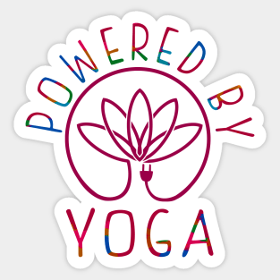 Powered by Yoga Sticker